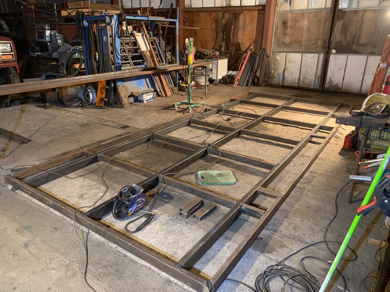 Carro HF — Construcción del chasis base