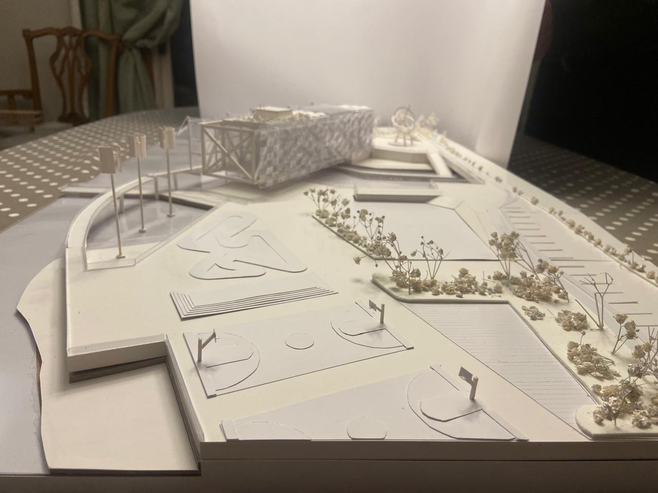Maquetas — Detalle paisaje y vegetación