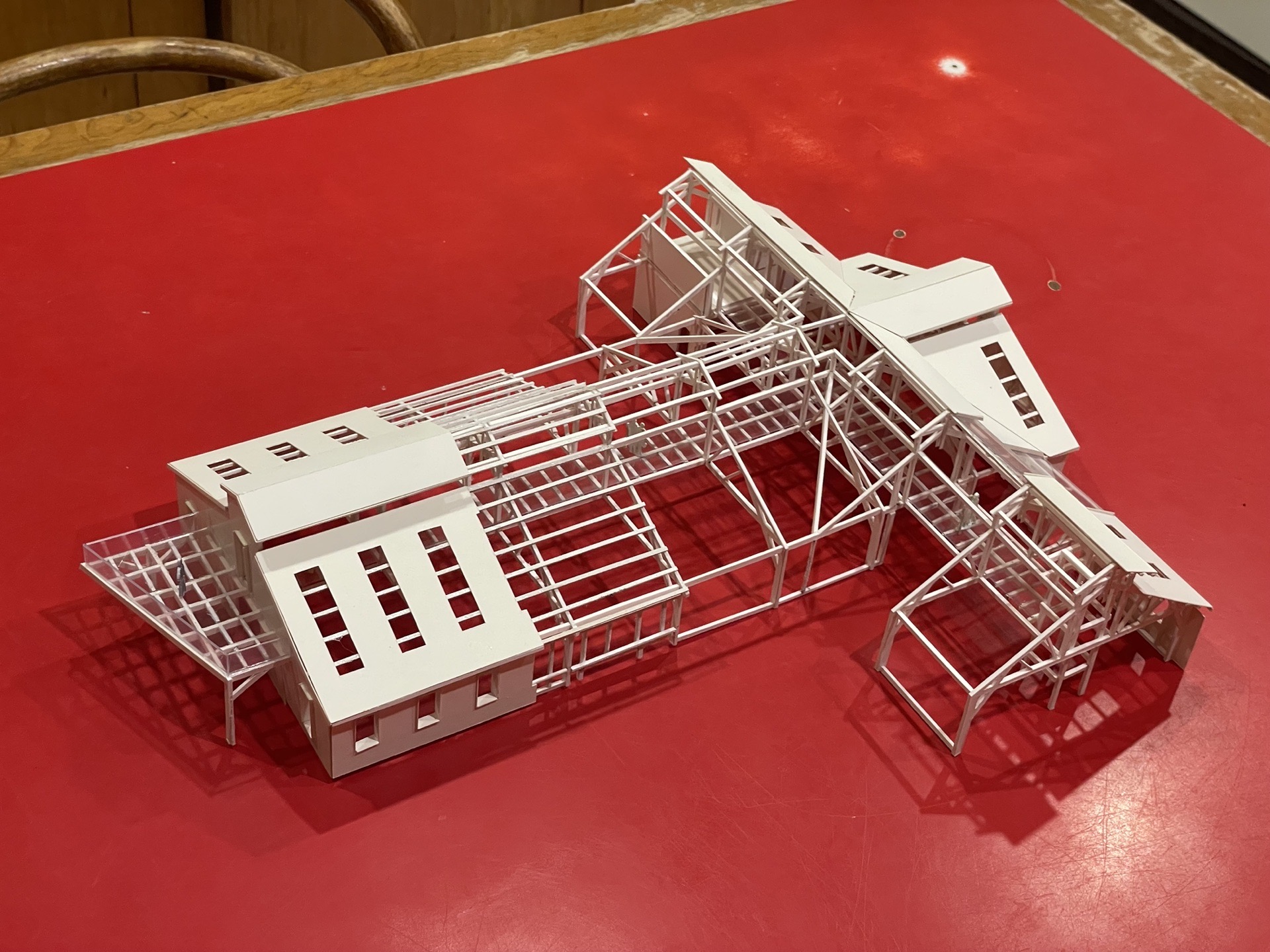 Maquetas — Estructura del Galpón